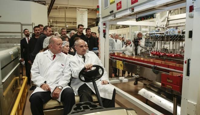 Erdoğan'dan ETİ’ye sürpriz ziyaret